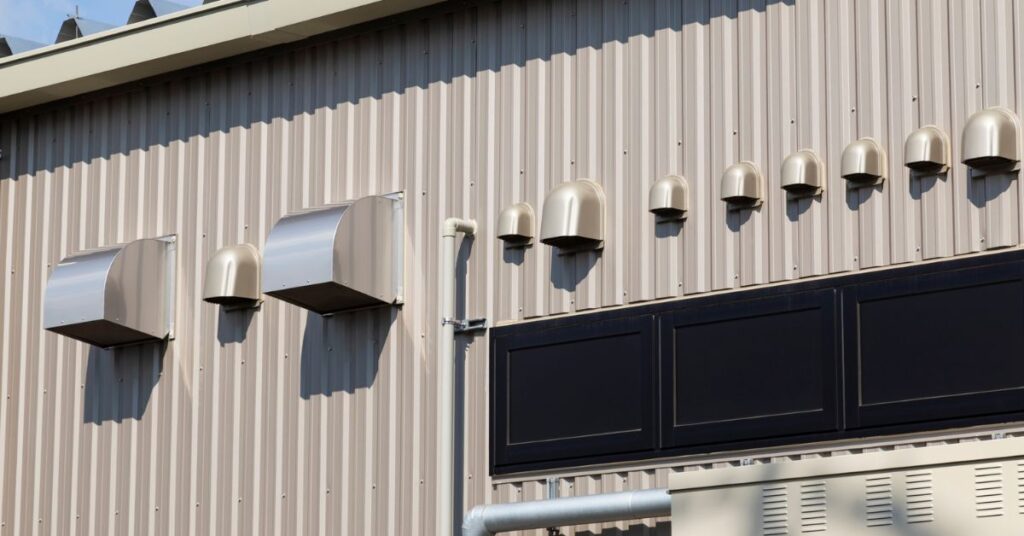 Commercial Outdoor Kitchen Ventilation System - Paradise Outdoor Kitchens Commercial outdoor kitchen ventilation system with multiple exhaust hoods