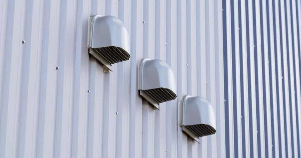 Wall-Mounted Outdoor Kitchen Exhaust Vents - Paradise Outdoor Kitchens Wall-mounted outdoor kitchen exhaust vents for smoke and heat removal